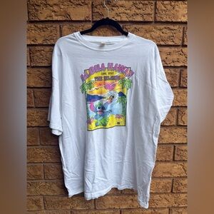 ▪️ 4/$25- Lilo‎ & Stitch Aloha Hawaii Graphic Cotton T-Shirt